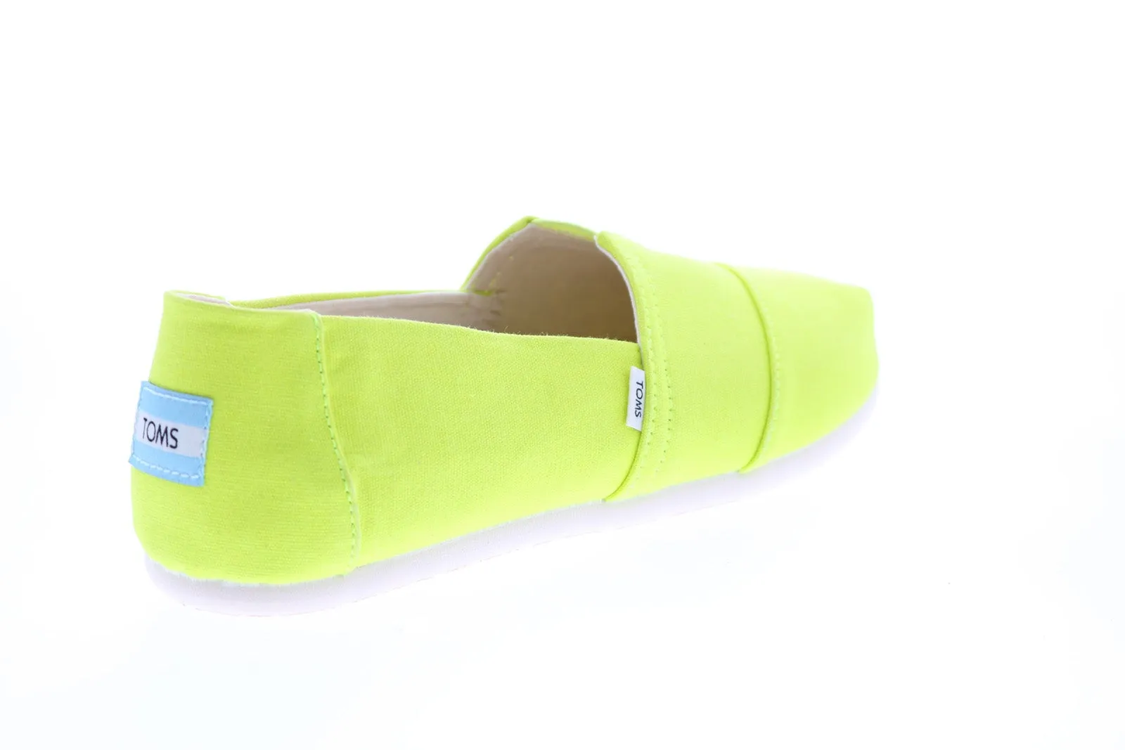 Toms Alpargata 10015259 Womens Green Canvas Loafer Flats Shoes
