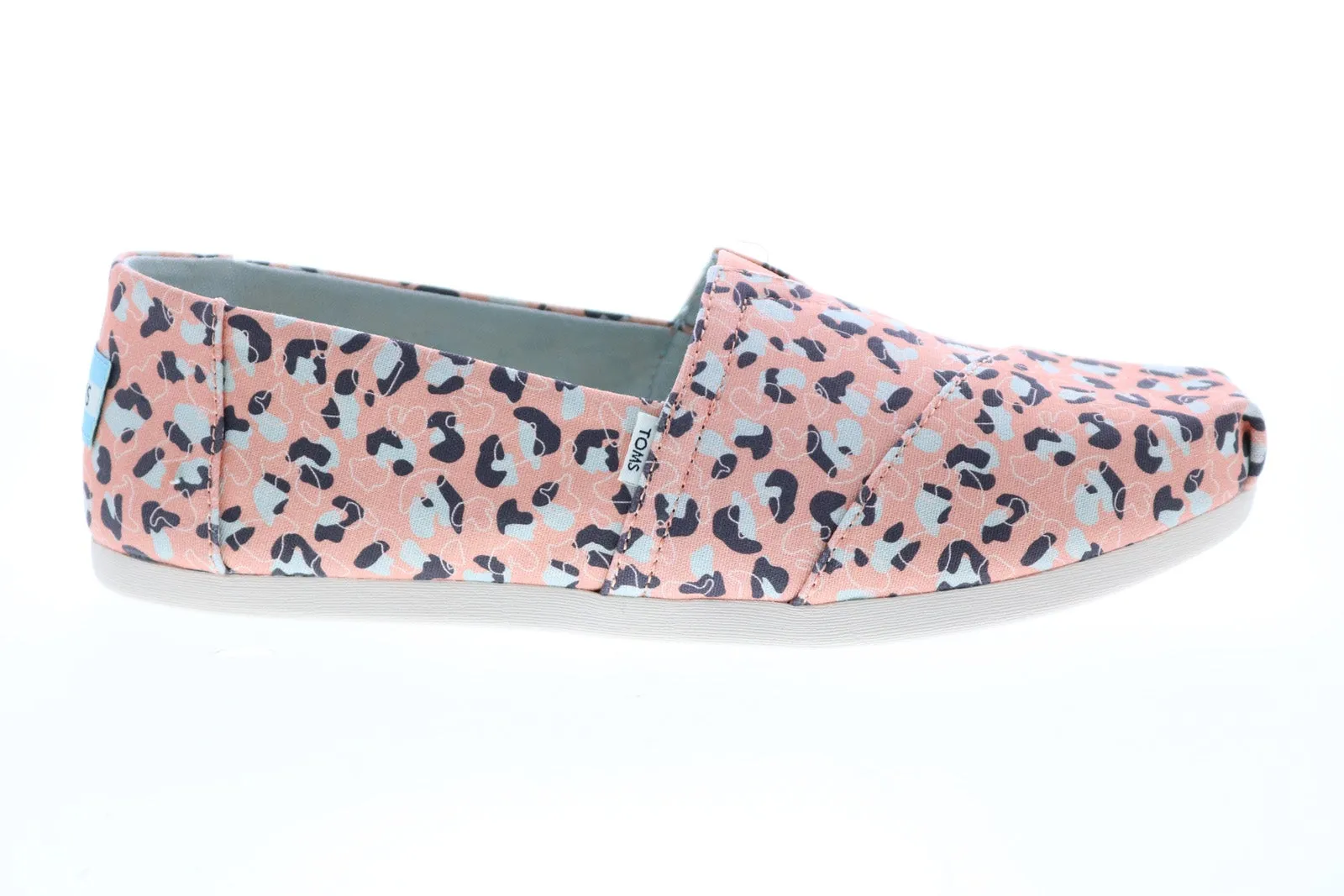 Toms Alpargata 10015652 Womens Orange Canvas Loafer Flats Shoes