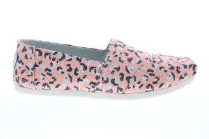 Toms Alpargata 10015652 Womens Orange Canvas Loafer Flats Shoes