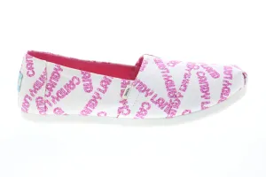 Toms Alpargata 10015735 Womens White Canvas Loafer Flats Shoes
