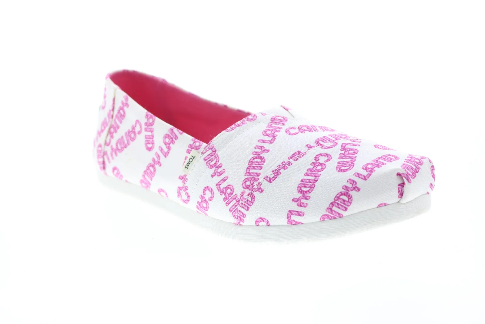 Toms Alpargata 10015735 Womens White Canvas Loafer Flats Shoes