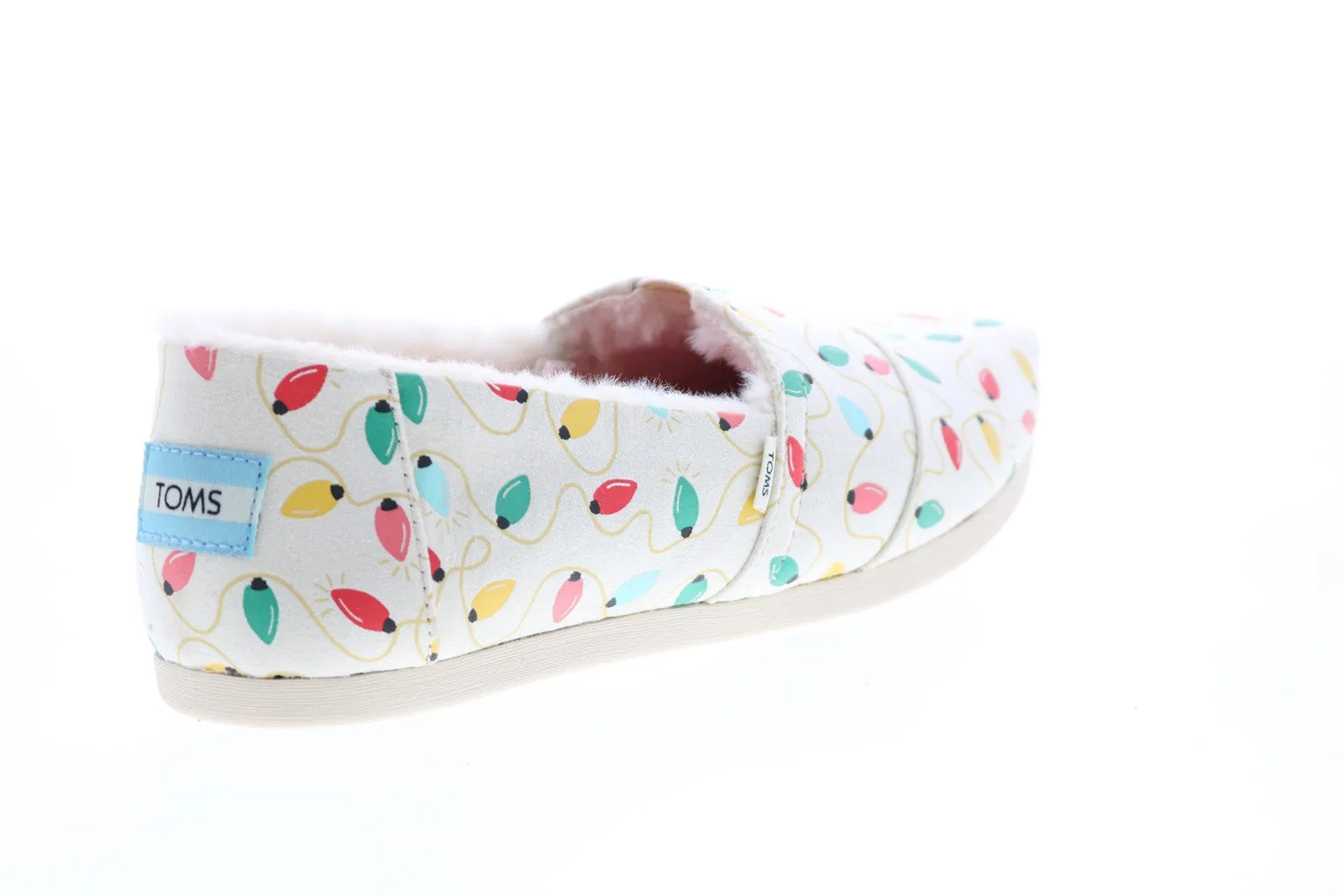 Toms Alpargata 10015760 Womens Beige Canvas Slip On Loafer Flats Shoes