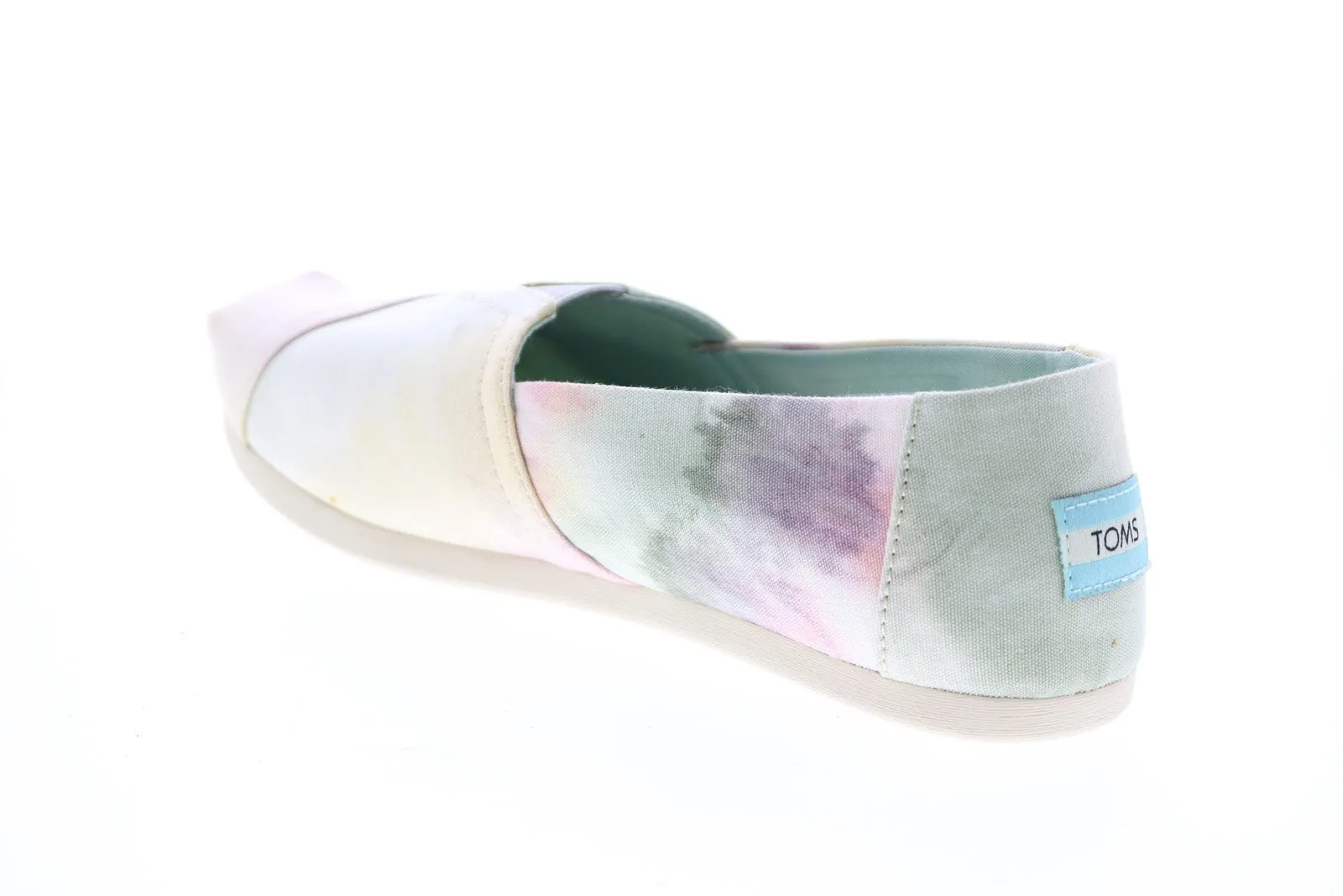 Toms Alpargata 10015767 Womens Gray Canvas Slip On Loafer Flats Shoes