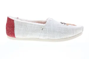 Toms Alpargata 10016082 Womens White Canvas Loafer Flats Shoes