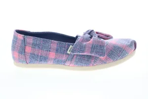 Toms Alpargata 10016220 Womens Pink Canvas Loafer Flats Shoes