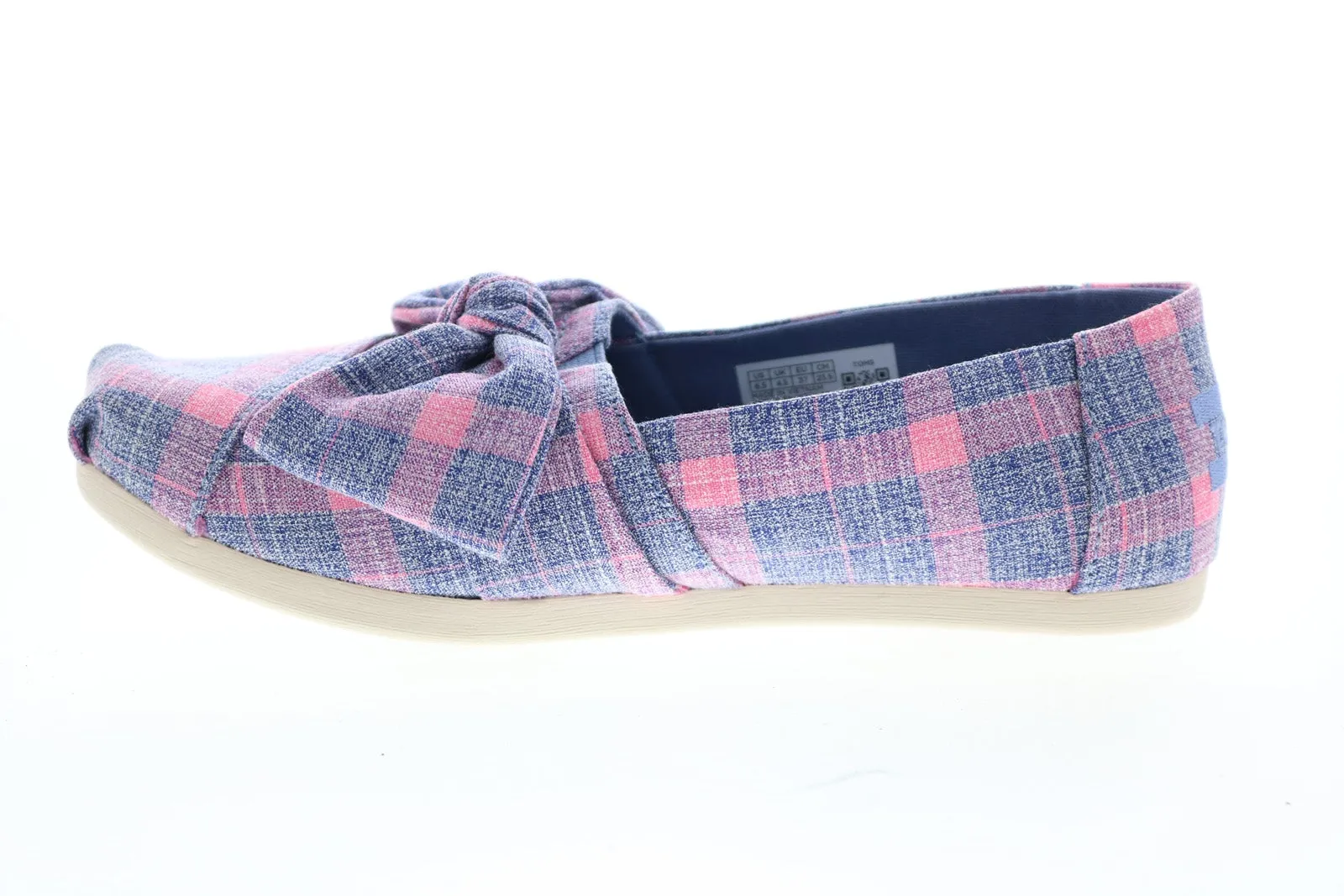 Toms Alpargata 10016220 Womens Pink Canvas Loafer Flats Shoes