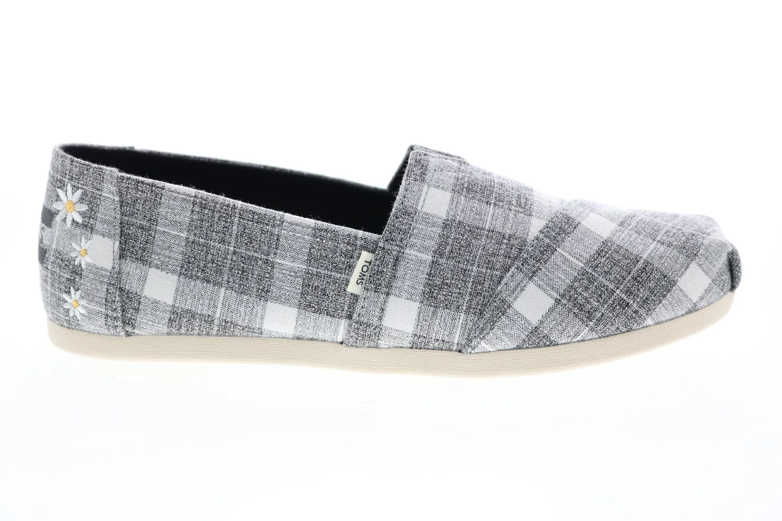 Toms Alpargata 10016231 Womens Black Canvas Loafer Flats Shoes