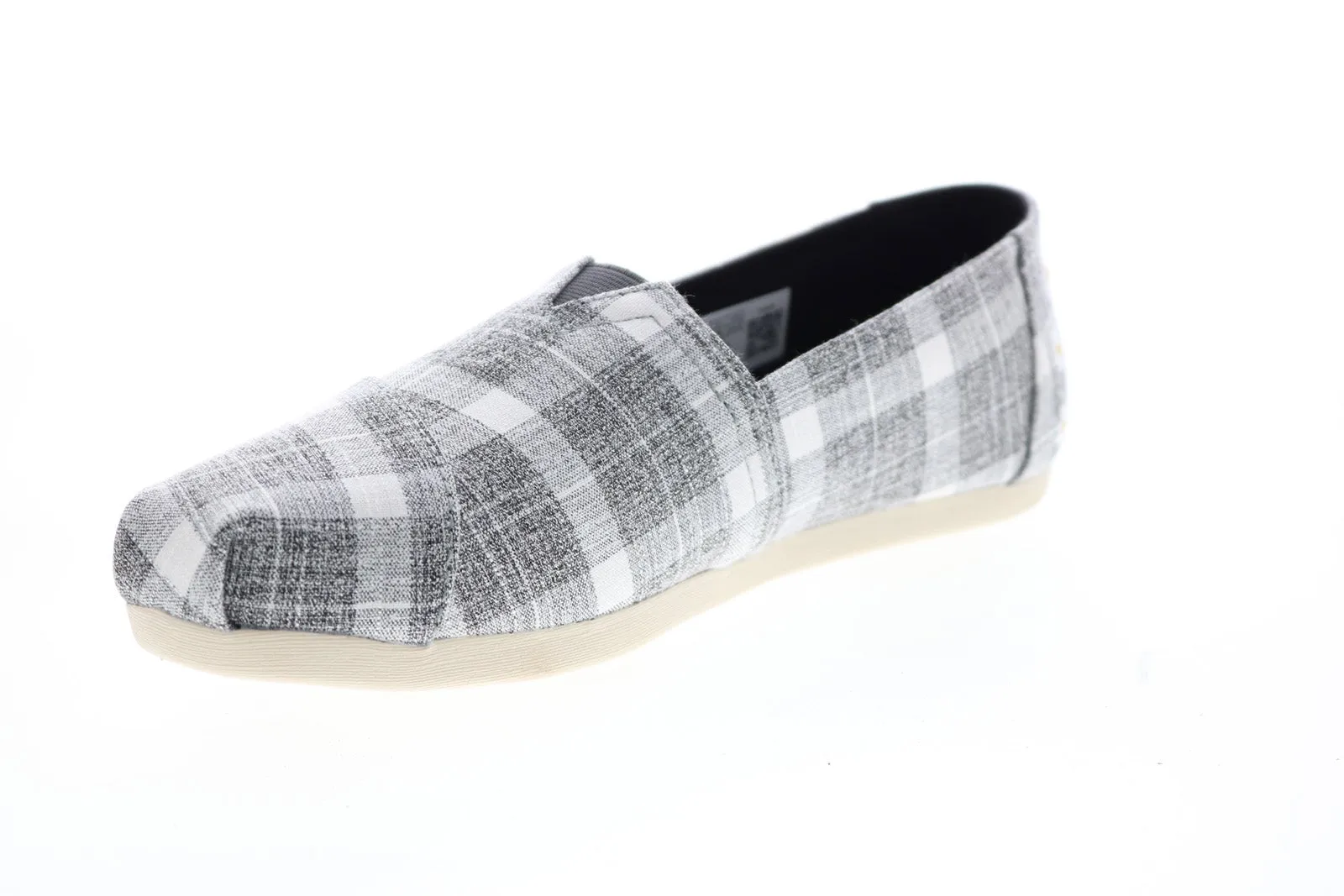 Toms Alpargata 10016231 Womens Black Canvas Loafer Flats Shoes