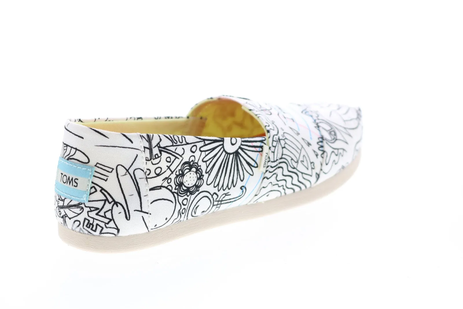 Toms Alpargata 10016257 Womens White Canvas Loafer Flats Shoes