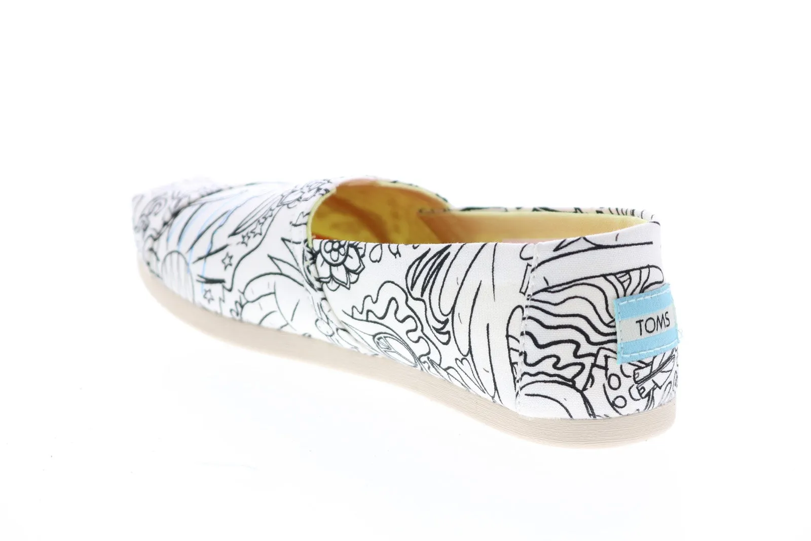 Toms Alpargata 10016257 Womens White Canvas Loafer Flats Shoes