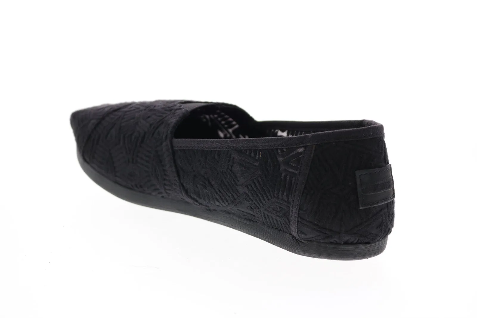 Toms Alpargata 10016258 Womens Black Canvas Loafer Flats Shoes