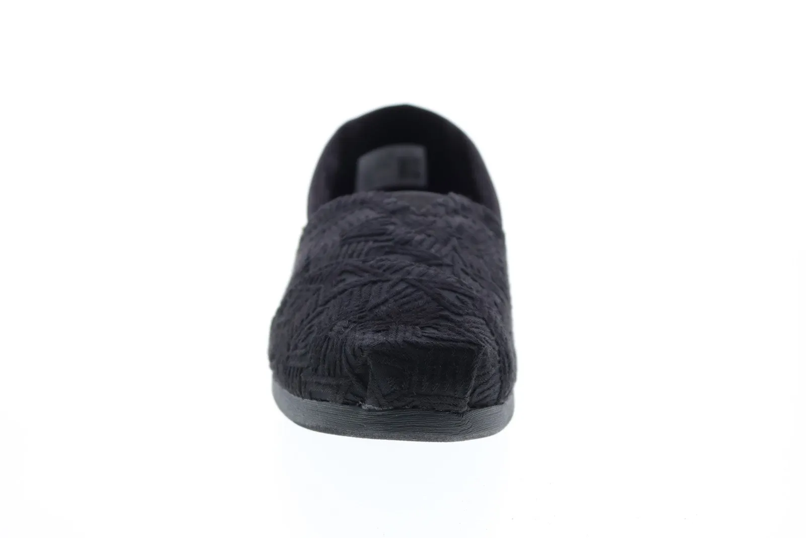 Toms Alpargata 10016258 Womens Black Canvas Loafer Flats Shoes