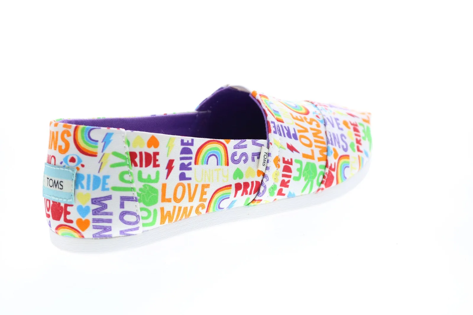 Toms Alpargata 10016457 Womens White Canvas Loafer Flats Shoes