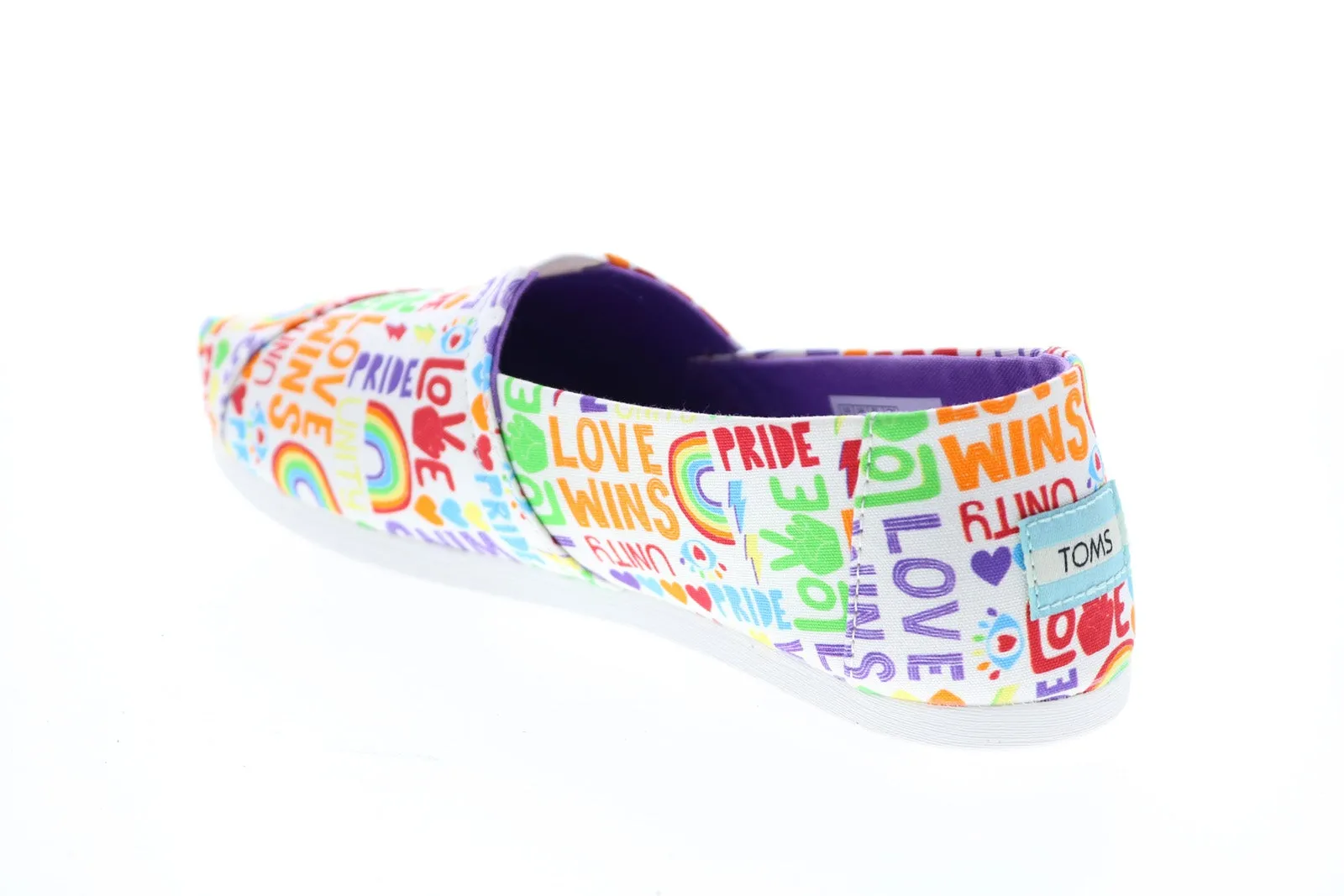 Toms Alpargata 10016457 Womens White Canvas Loafer Flats Shoes