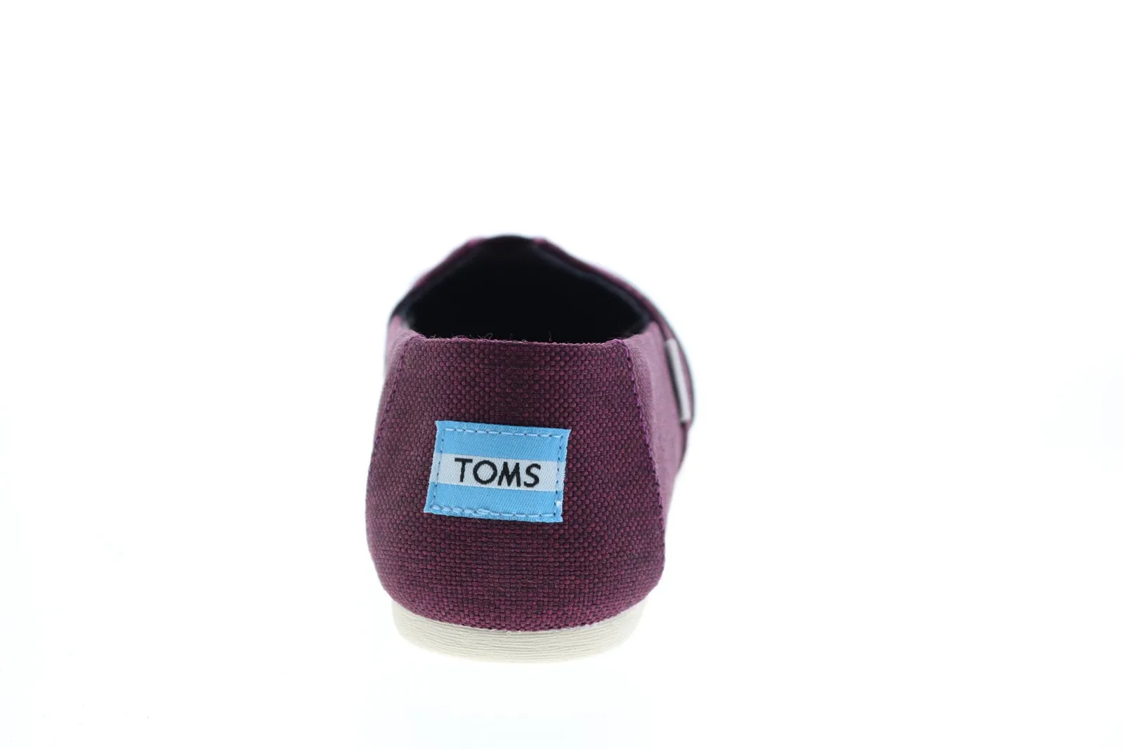 Toms Classic 10010825 Womens Purple Canvas Slip On Loafer Flats Shoes
