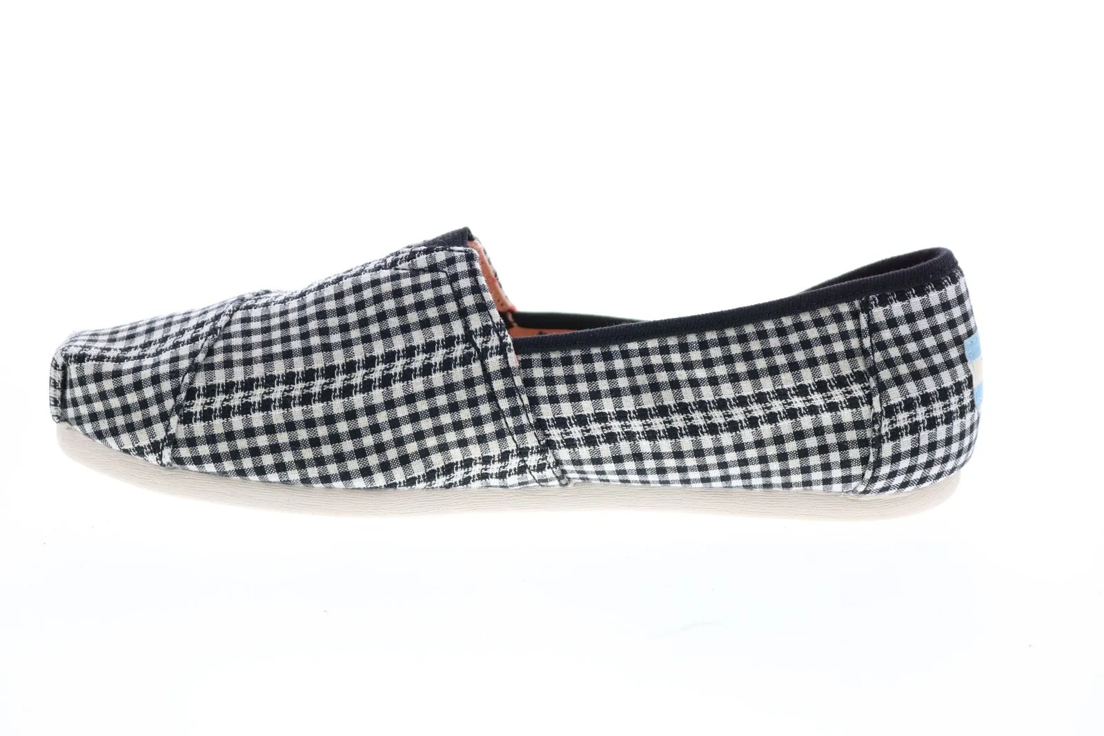 Toms Classic 10013483 Womens Black Canvas Loafer Flats Shoes