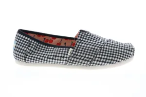Toms Classic 10013483 Womens Black Canvas Loafer Flats Shoes