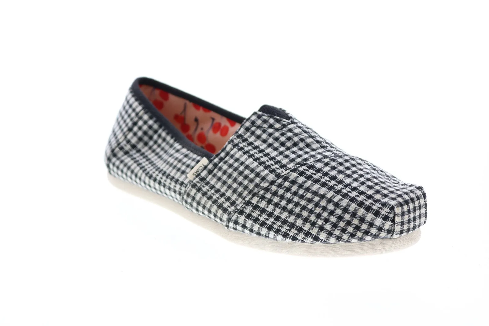 Toms Classic 10013483 Womens Black Canvas Loafer Flats Shoes