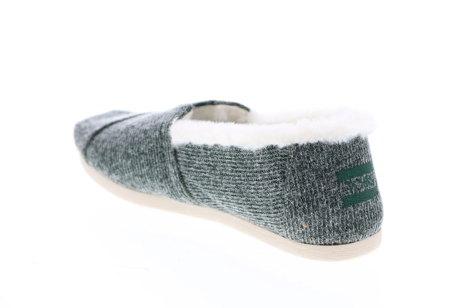 Toms Classic 10014948 Womens Green Canvas Loafer Flats Shoes