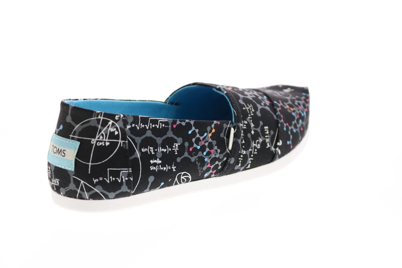 Toms Classic 10016040 Womens Black Canvas Slip On Loafer Flats Shoes