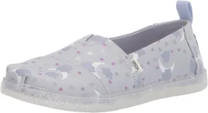 TOMS Girls Alpargata Sneaker, Arctic Ice, 6 Little Kid