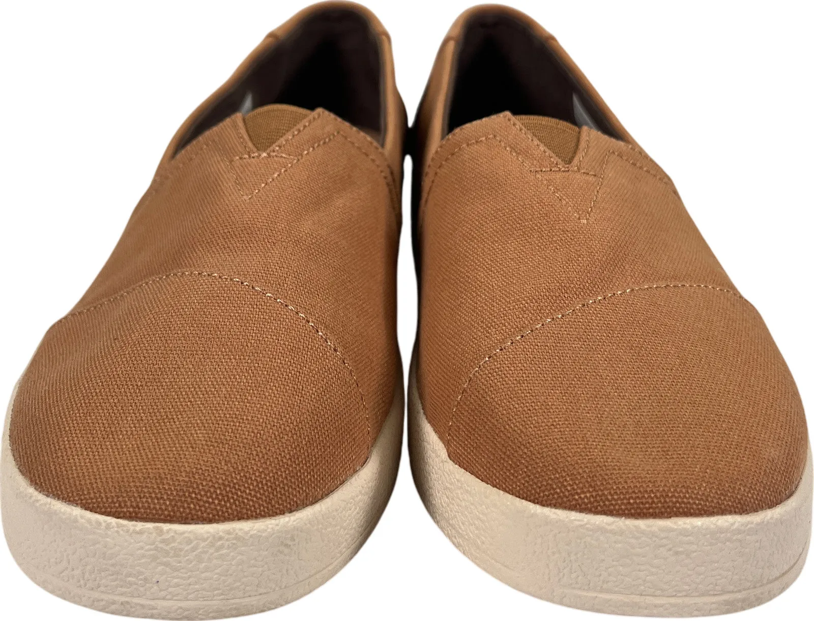 Toms Women’s Brown Alp Fwd Canvas Slip On Loafers - 9