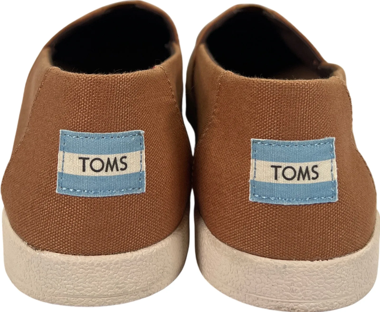 Toms Women’s Brown Alp Fwd Canvas Slip On Loafers - 9