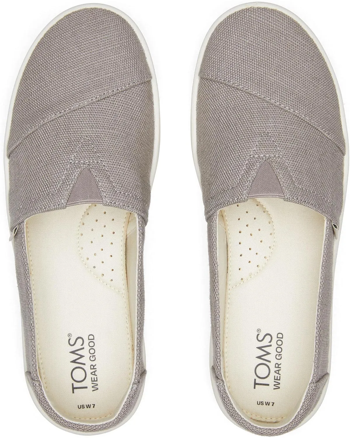 TOMS Womens Verona Heritage Canvas Platform Sneakers Shoes Casual - Black