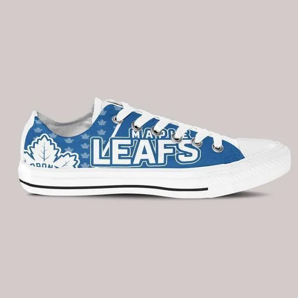 toronto maple leafs ladies low cut sneakers