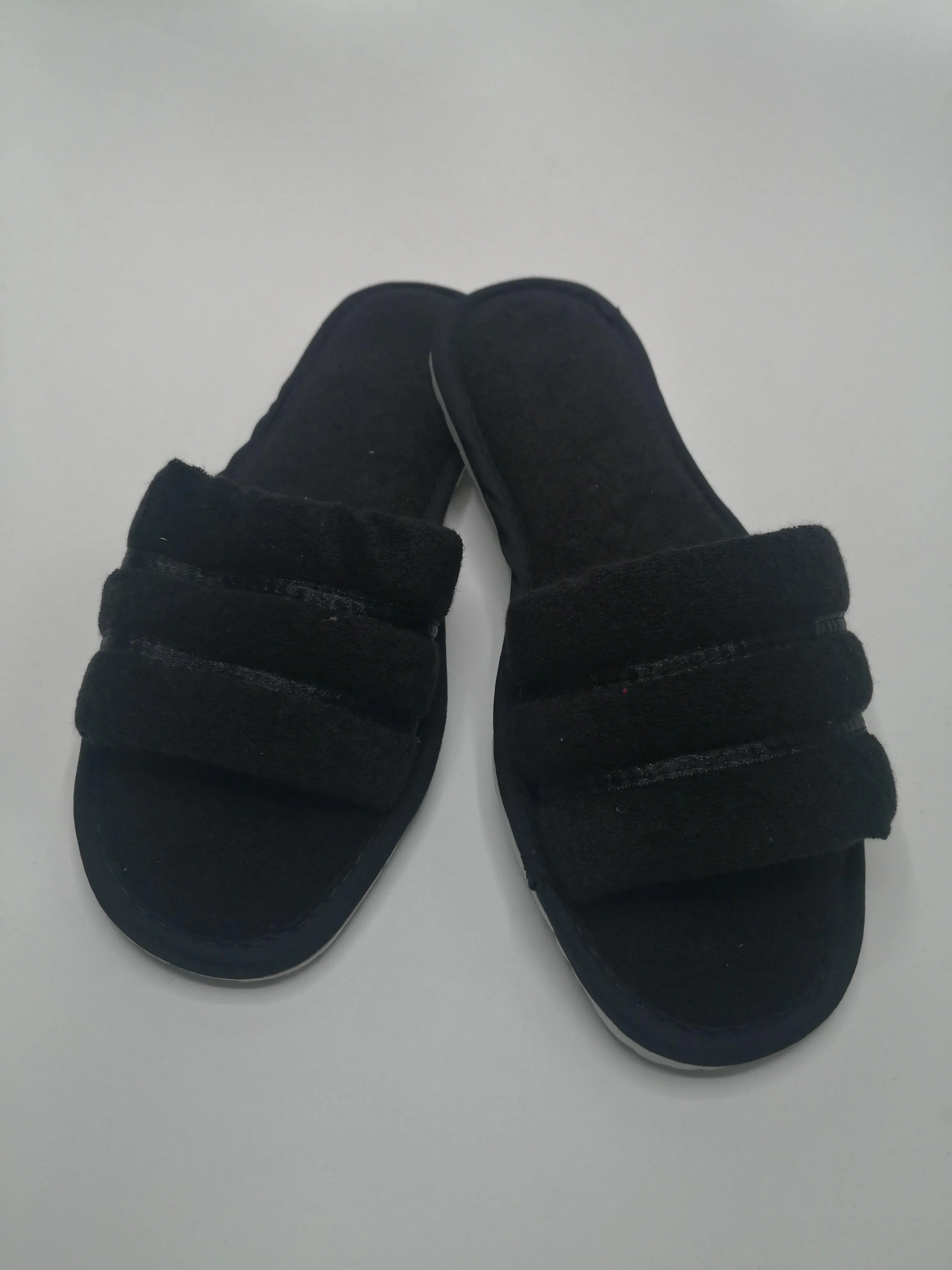 Towel City Classic Terry Open Toe Slippers