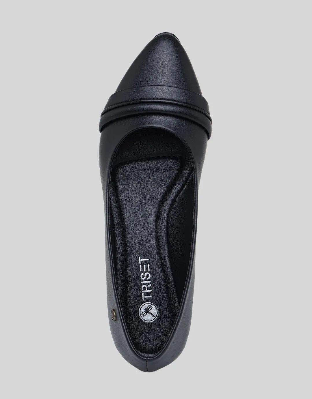 Triset Sepatu Loafer Pointed Toe
