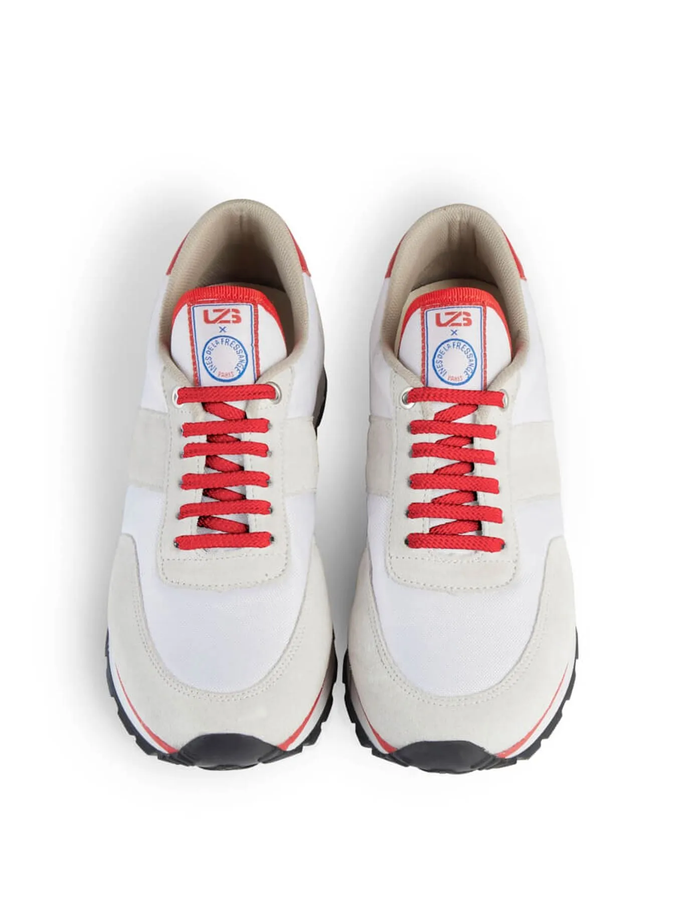 UZS x Ines Unisex ecru sneakers