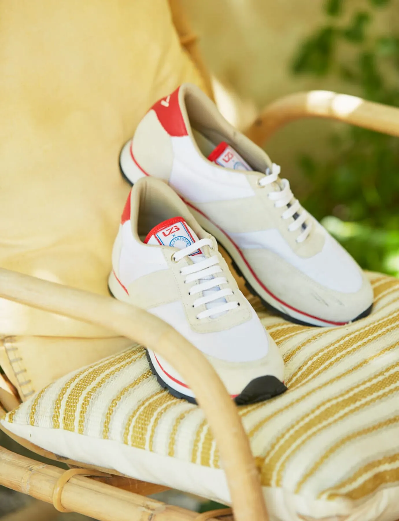 UZS x Ines Unisex ecru sneakers