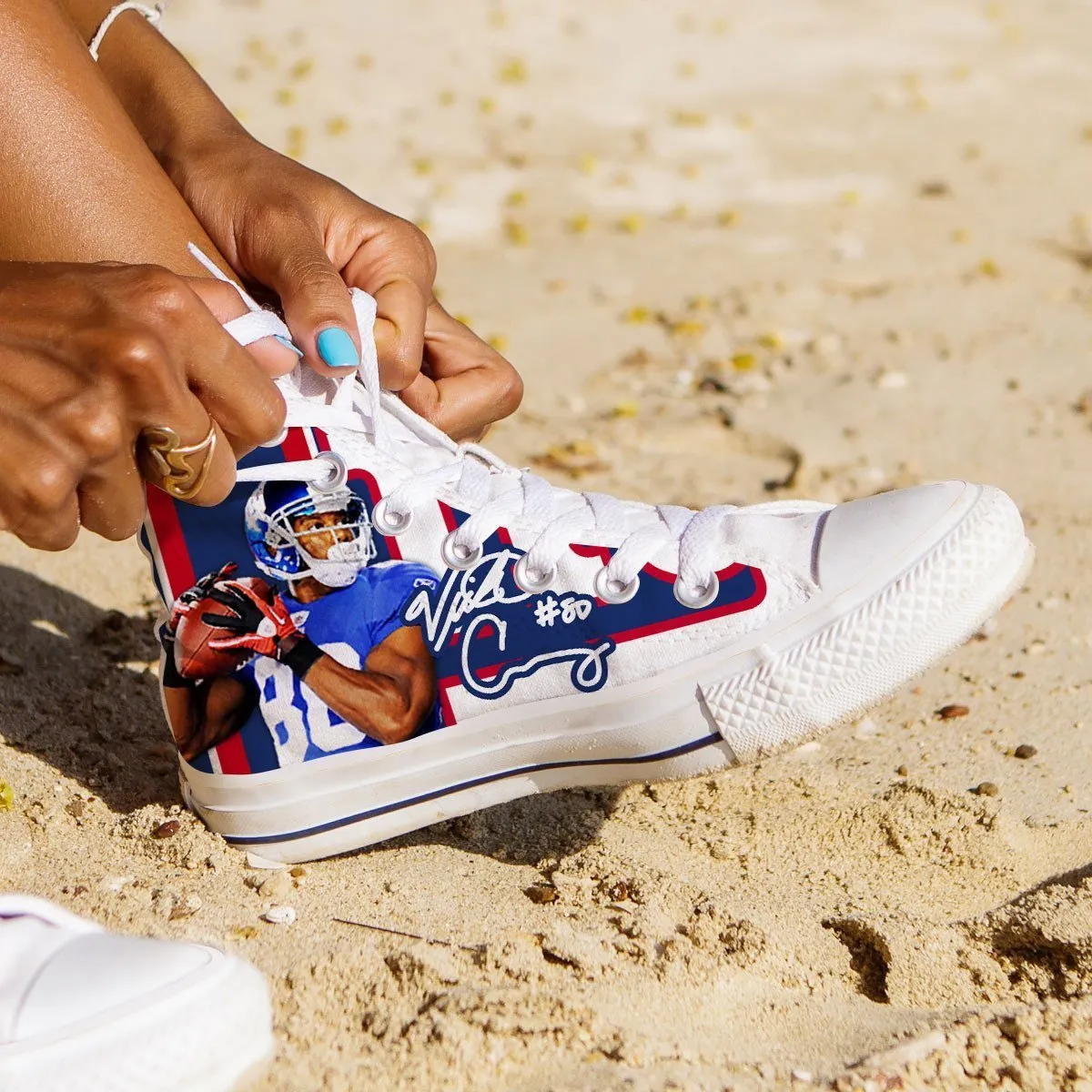 victor cruz ladies high top sneakers