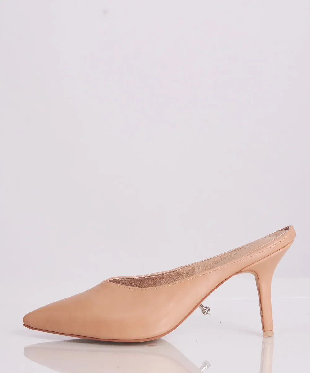 Vivian Pointy Heels- Camel