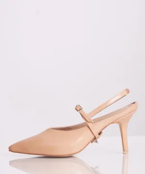 Vivian Pointy Heels- Camel