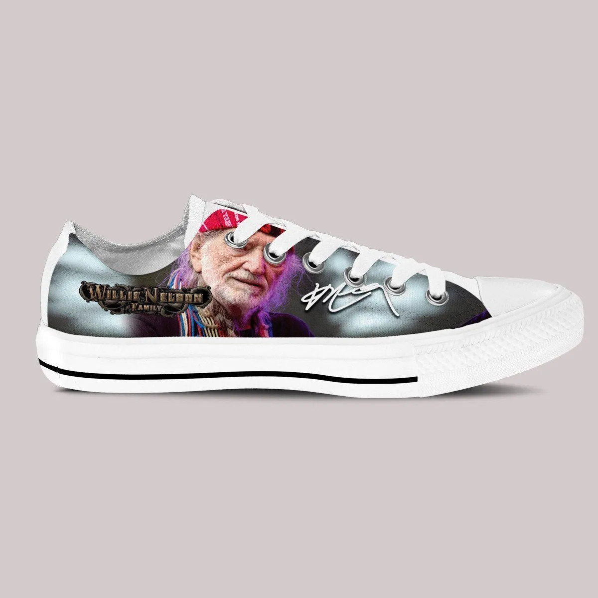 willie nelson ladies low cut sneakers