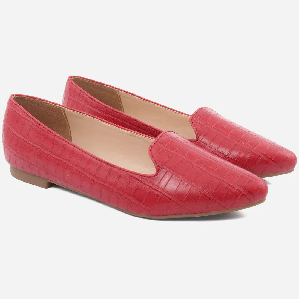 WOMEN "HALLE" POINTED TOE SLIP ON SHOES