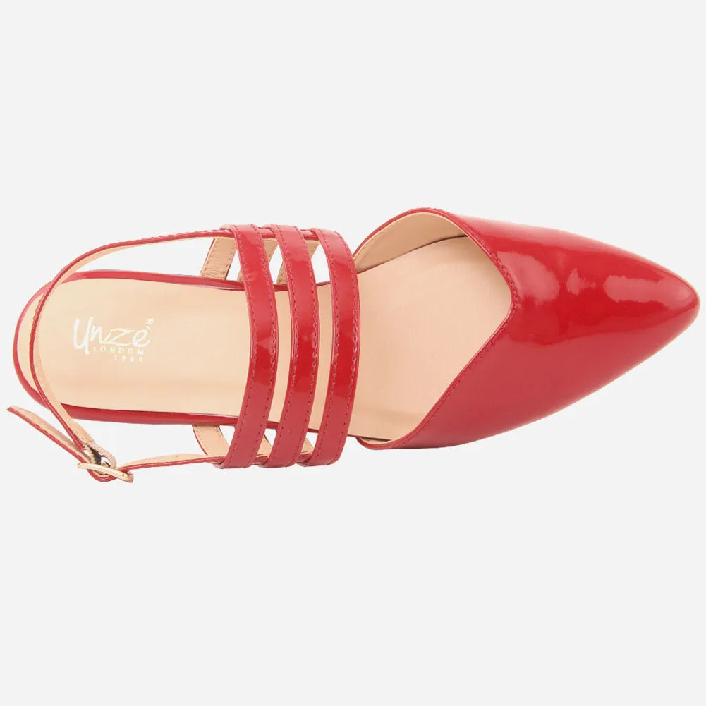 Women "XIMENA" Flat with Buckle Sandals