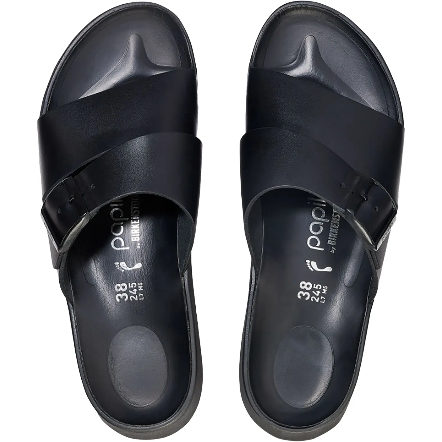 Women's Birkenstock Papillio Almina Black Leather
