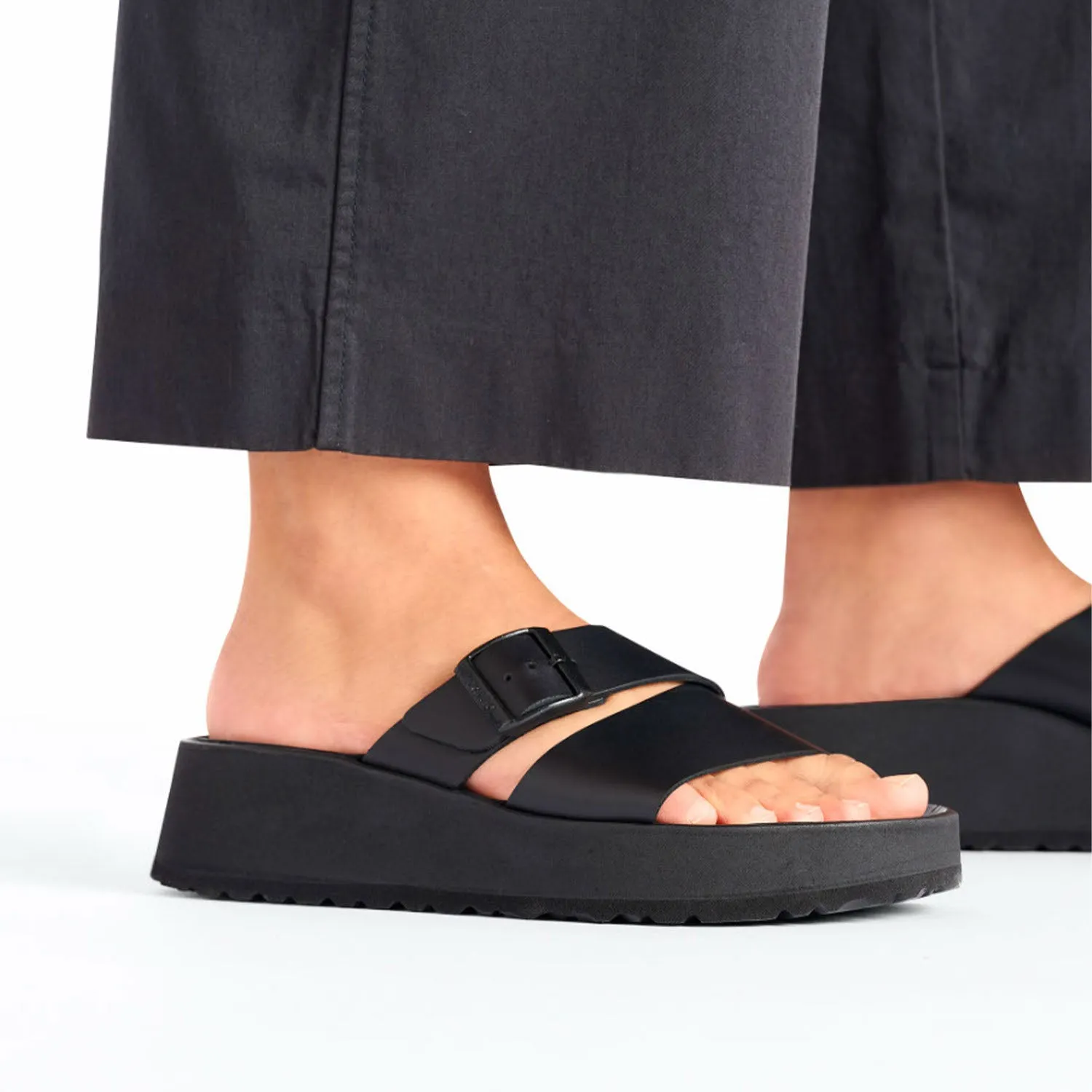 Women's Birkenstock Papillio Almina Black Leather
