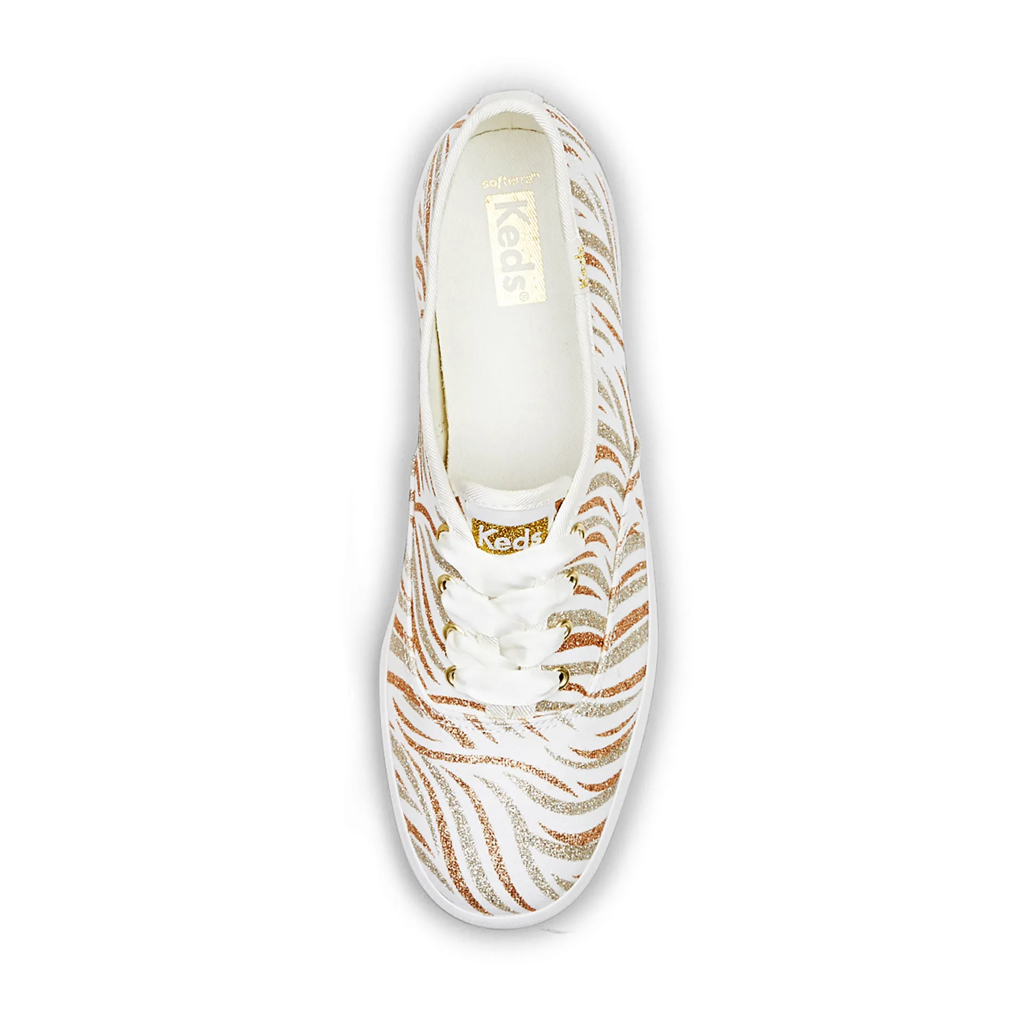 Women's Champion Glitter Wave Print Gold