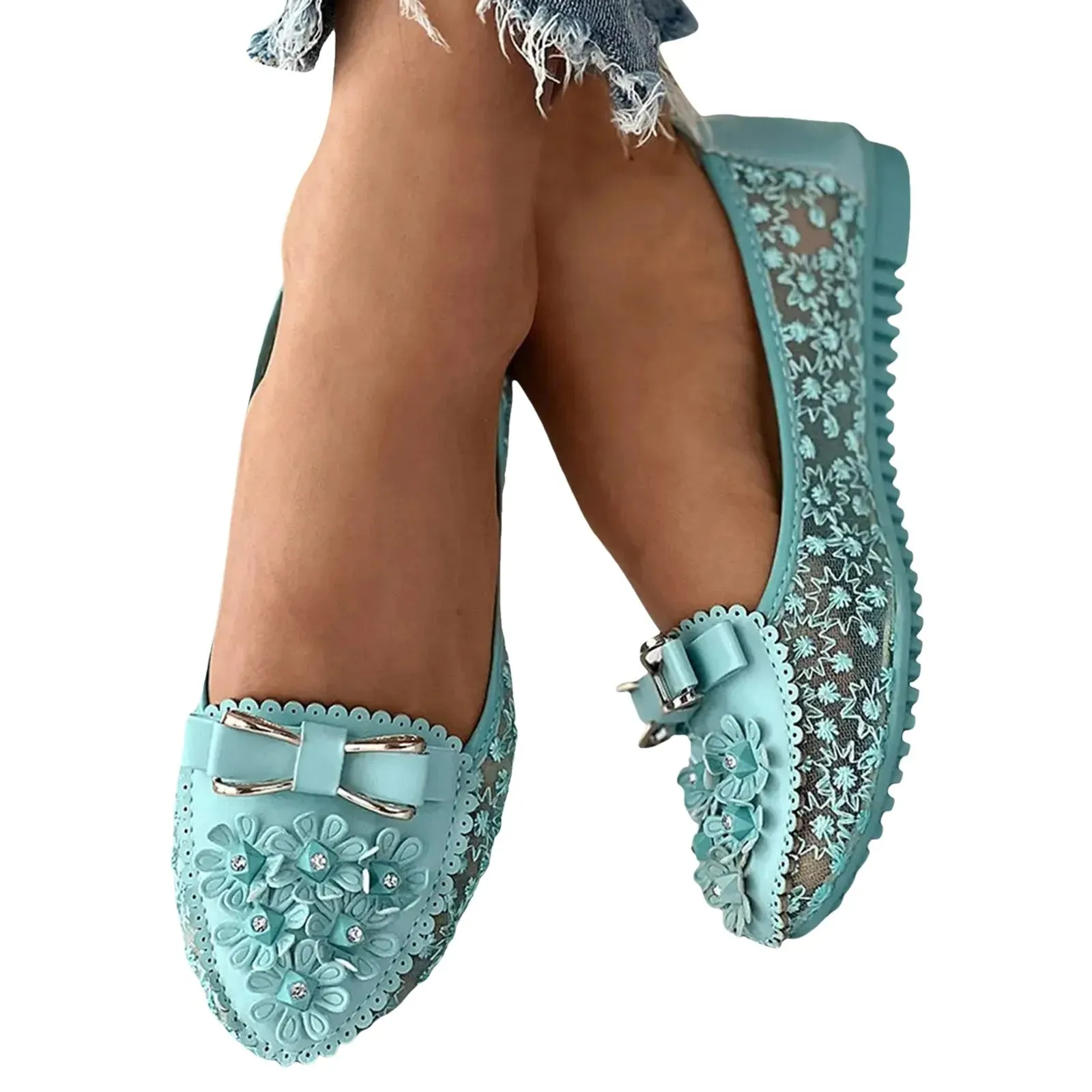 Women's Leather Soft Sole Slip On Shallow Mouth Elegant Office