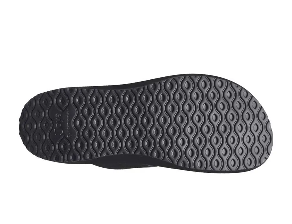 Womens Vienna II Black Adjustable Senso Sandals