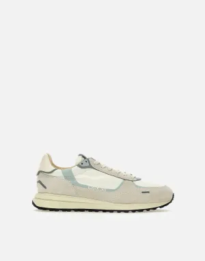 Woolrich White Suede Leather Sneakers