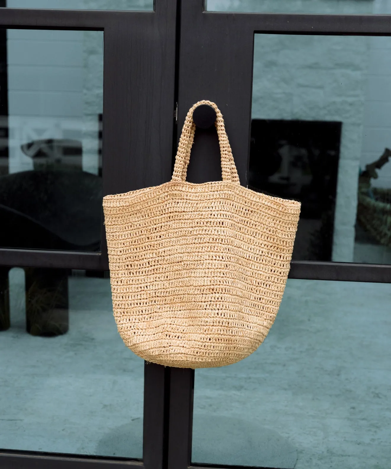 Woven Raffia Tote