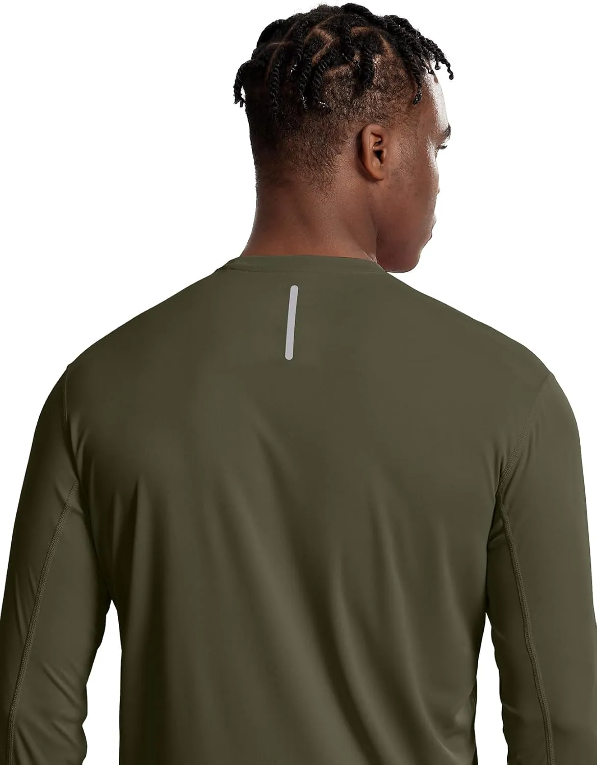 Zengjo Moisture Wicking Athletic Shirts for Men Long Sleeve Workout Running Gym Performance Tee UV/Sun Protection